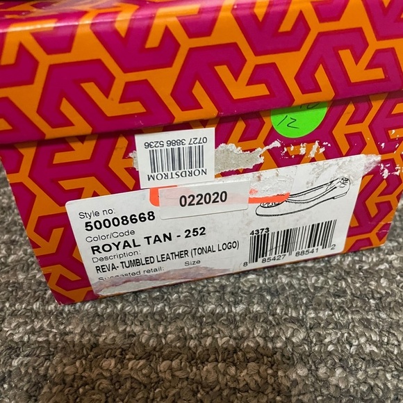 Royal tan Tory Burch Reva Flats - Picture 2 of 3